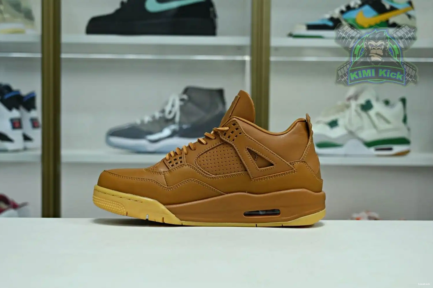 Jordan Air 4 wheat Jordan Kimikick ginger retro 0425